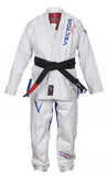 Flamma series BJJ gi with pre-shrunk fabric and embroidered design