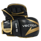 MMA Hybrid sparring grappling gloves Galvarino series - Gold colour